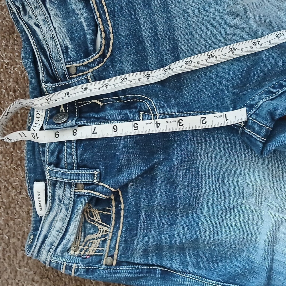 Vigross slim boot cut  blue jeans size 2 - Picture 13 of 16